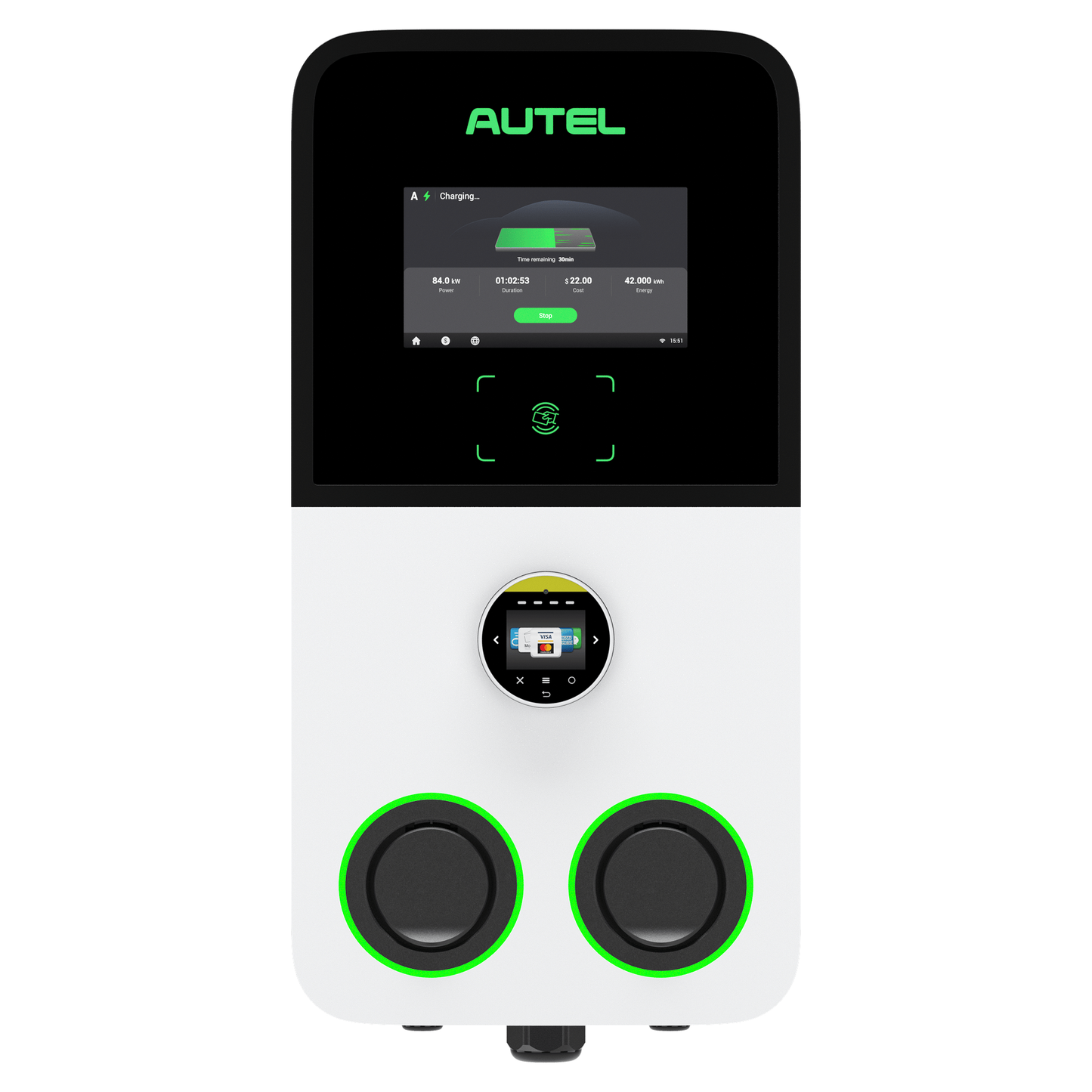 Autel AC MaxiCharger Ultra, charge jusqu’à 2x 22kW - #Blulinc#