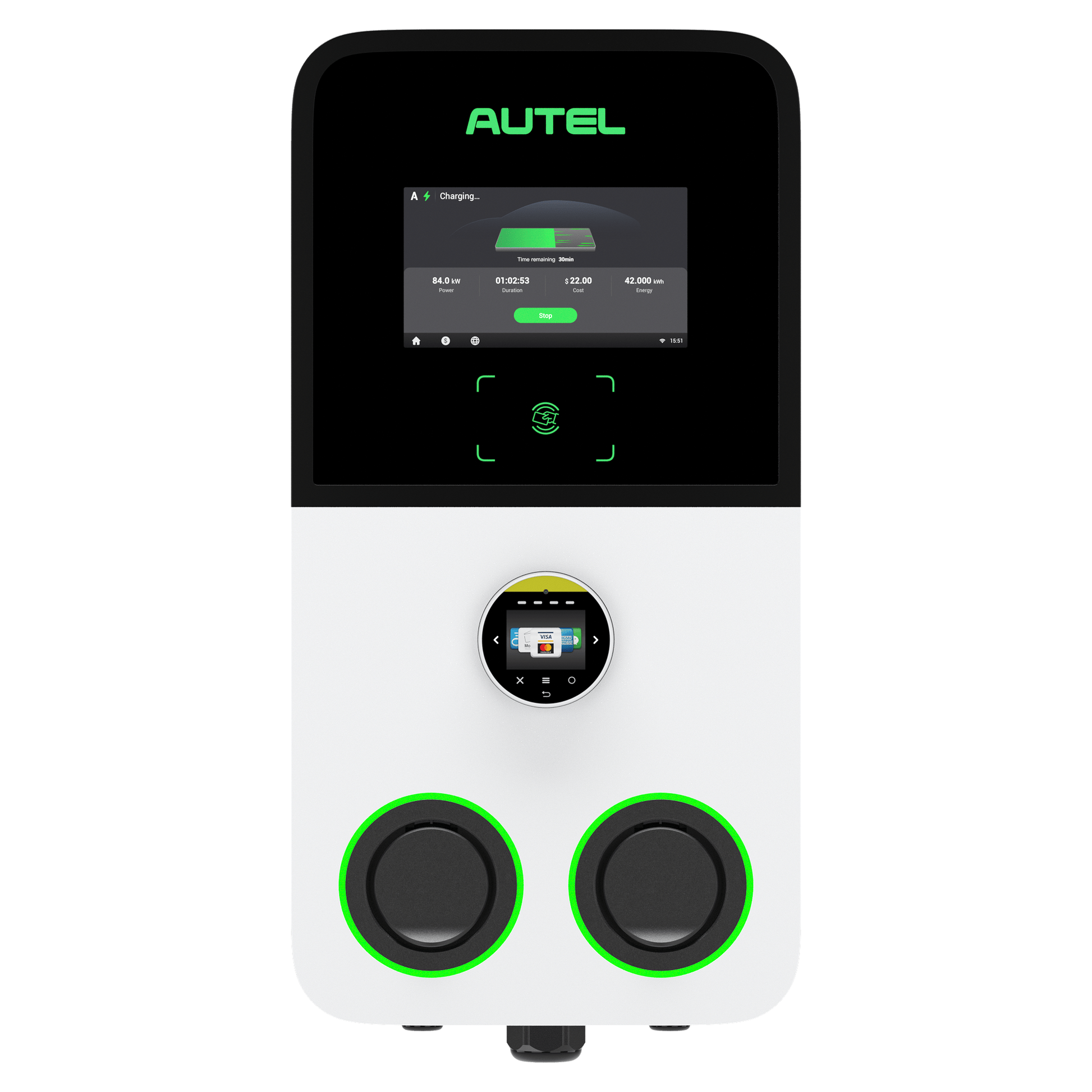 Autel AC MaxiCharger Ultra, charge jusqu’à 2x 22kW - #Blulinc#